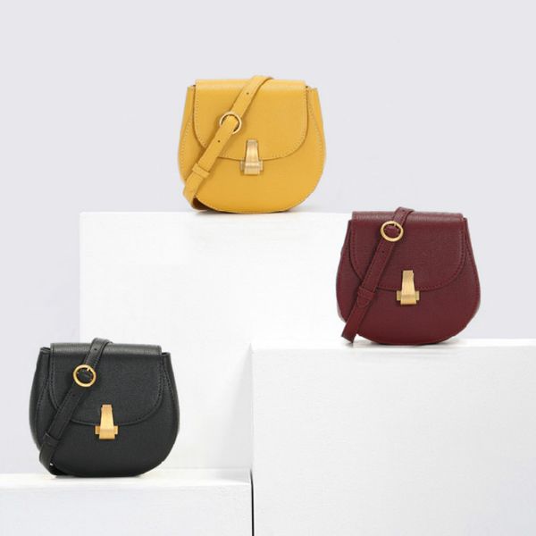 

new crossbody chest bags female trendy small wild genuine leather waist bag