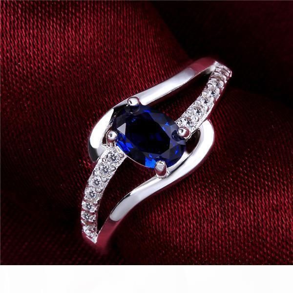 

K 10 Pieces Mixed Style Women 'S Gemstone Sterling Silver Ring ,High Grade Burst Models Fashion 925 Silver Ring Gtr51 Online For
