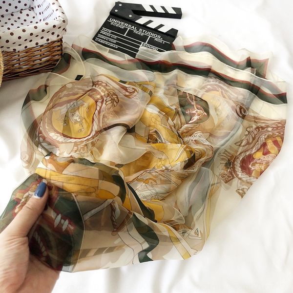 

2019 new women's beach towel silk shawl scarf oversized ice silk yourou yarn printing fashion all-match scarf big shawl beach towel, Blue;gray