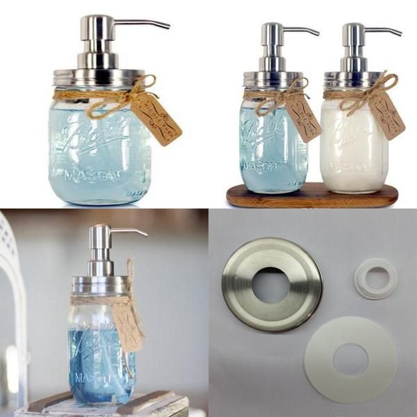 

hy-03 dispenser polishchromeorbgolden stainless countersteel diy dispenser hand soap jar mason soap lotion pump mypql wrhome