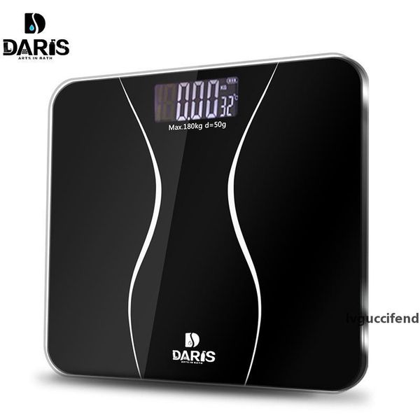 

body digital weight scales floor smart electronic bathroom household health balance body toughened glass lcd display 180kg/50g t200522