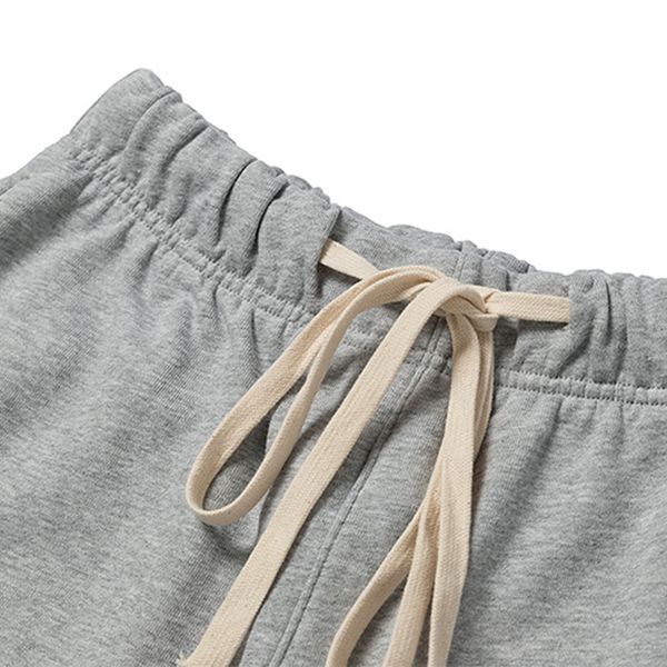 

fear streetwear man god of outfits shorts casual sweatpants men's fog essentials trousers hiphop cotton loose shorts woman sport rxxfl, Black