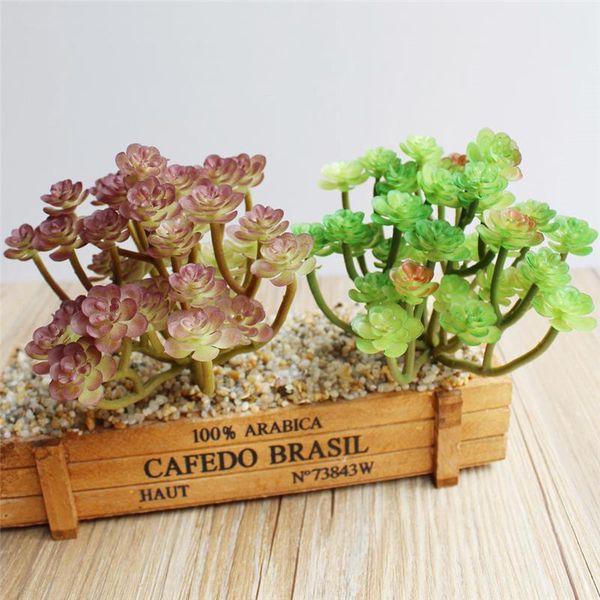 

decorative flowers & wreaths artificial plants simulate succulent cactus diy small green plant home garden decoration fz119