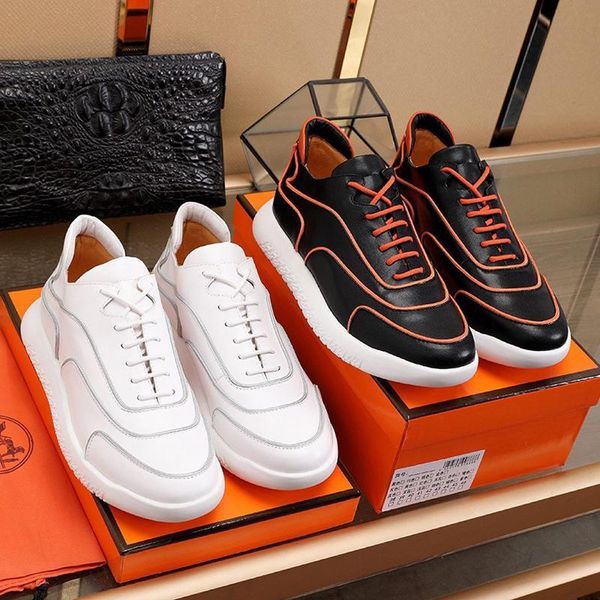 

new arrival volte sneaker mens shoes outdoor walking breathable plus szie shoes fashion leather low casual men shoes fast delivery, Black