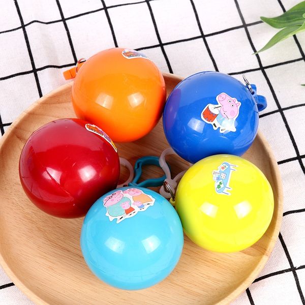 

portable plastic rain disposable coat children's outdoor travel waterproof long coat for men and women, Red;brown