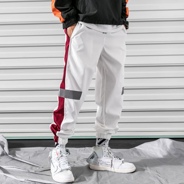 

zhuzunzhe 2020 lightweight men's summer casual pants cotton harem pants elastic waist ankle length men's fashion, Black