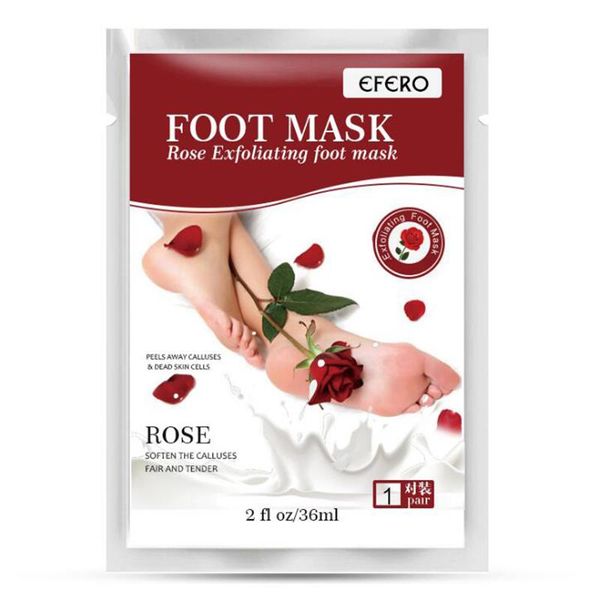

efero putimi exfoliating foot mask pedicure socks exfoliation aloe lavender feet mask remove dead skin heels foot peeling mask 120pcs