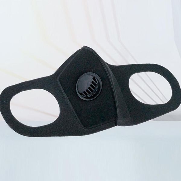 

черный anti dust маска с клапаном рм2,5 дыхания фильтры защитные лица рот хлопок маски респиратора моющийся многоразовый анти туман haze egn