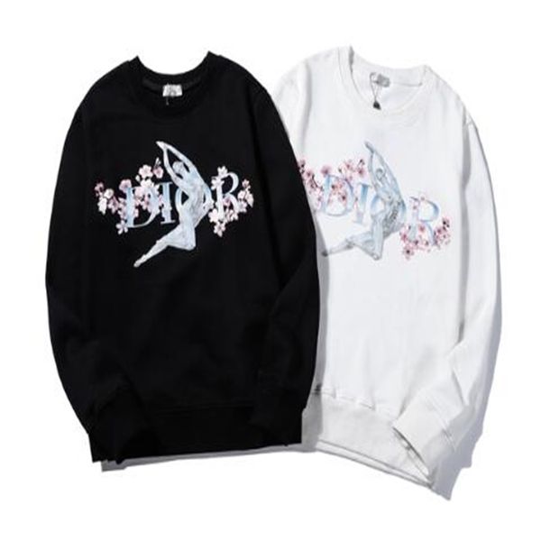 

2020 trend men's letter pattern pullover, women's fashion street pullover, Black