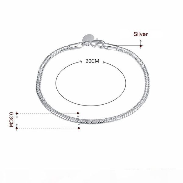 

r diamond ring fashion women bracelet pure 925 sliver charm bracelet bangles birthday gift for boyfriend fashion jewelry h187, Golden;silver