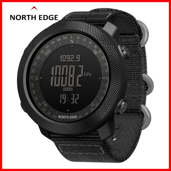 

sports waterproof electronic north edge air electronic pressure temperature outdoor multifunctional watch oem watch, Blue