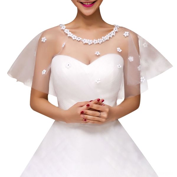 

new wedding headwear bride's lace headdress headdress head yarn white thin transparent lace side mesh head yarn, Blue;gray