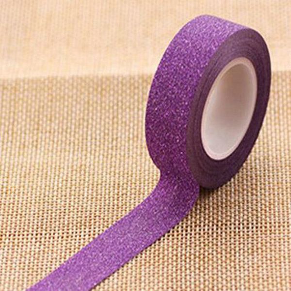 

2016 lot kawaii glitter matte tape 10 colors book decor washi tape scrapbooking card adhesive paper sticker diy craft gift lot hairclipperss