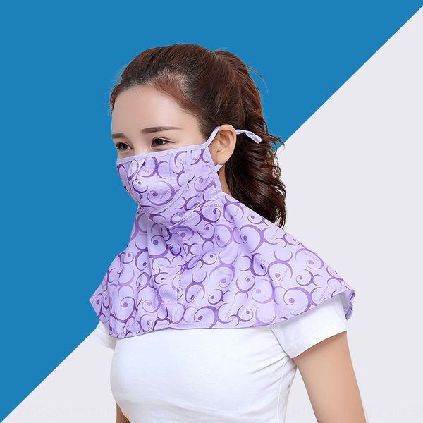 

fashion printed cycling protective bicycle outdoor dustproof sports mask female neck protective sunscreen mask