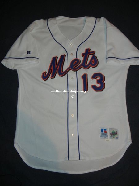 

retro new #13 edgardo alfonzo new york 1999 jersey white piazza mens stitched baseball jerseys, Gray