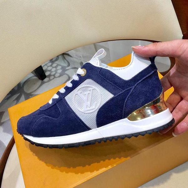 

new drop ship run away sneaker women shoes vintage outdoor walking shoes lace -up low luxury women shoes chaussures de sport pour femmes, Black