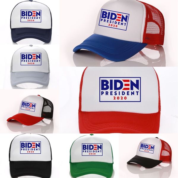

41l7y 15 colors biden outdoor 2020 baseball hat fashion mesh ball caps ridn with biden president print summer visors letters sun hats, Blue;gray