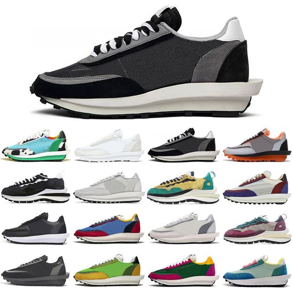

new chunky dunky waffle ldv ld pegasus men women running shoes black white nylon pure platinum mens trainers sports sneakers runners