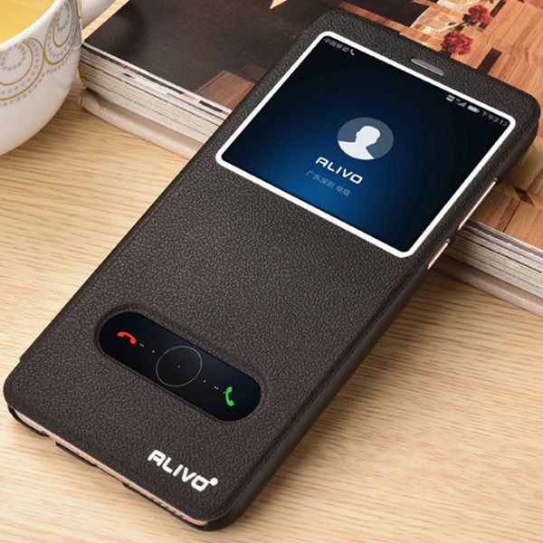 

for huawei honor 6c pro case 6 c pro cover 5.2 flip view stand pu leather cover for huawei honor 6c pro cover pc back luxury