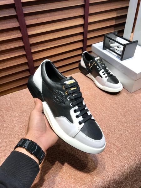 

2020k autumn men's low-cut leather casual shoes, fashion wild sports shoes, original packaging shoe box delivery, yardage: 38-45