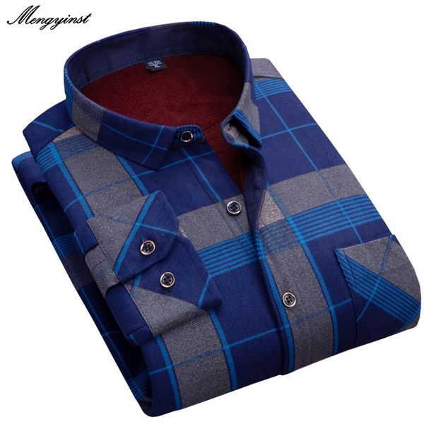 

new winter men shirt 2020 male fashion long sleeve striped business big size shirt winter fleece warm plaid thick warm 5xl, White;black