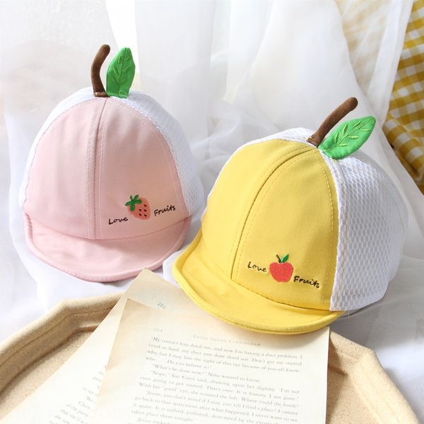 

ins style simple letter embroidery cutechildren sun embroidered sun hat breathable net hat fashionable fan baby sunshade cap, Blue;gray