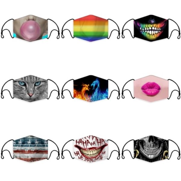 

face masks trump american election designer mask dustproof print mask universal for men and women american flag mask 30 styles hh9-3087#280