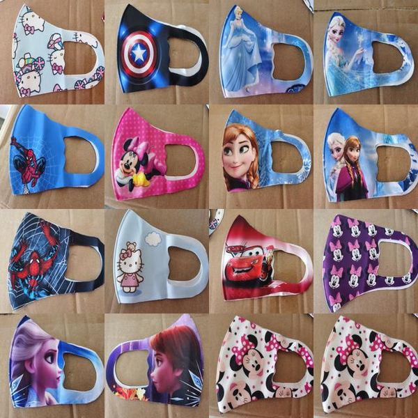 

girls lover cartoon character face mask cloth face mask cartoon stretch mask for kids girls lover place buy gtcdm bde2011, Black