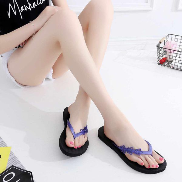

men flip flops summer pure colour flip flops non-slip casual shoes men sandals y9y040f3, Black