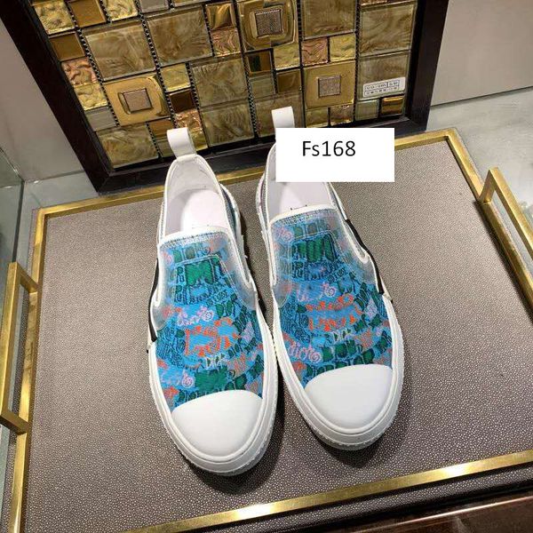 

fashion 19fw b23 oblique high low sneakers vintage platform obliques technical leather womens trainers size 35-44, Black