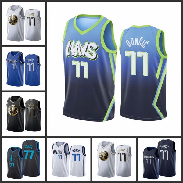 

Dallas Mavericks Luka Doncic Men City Basketball Jersey