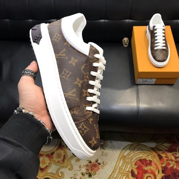 

new38 fashion casual men's shoes wild sports shoes outdoor comfortable high-end pattern men's shoes original box packaging fast de, Black