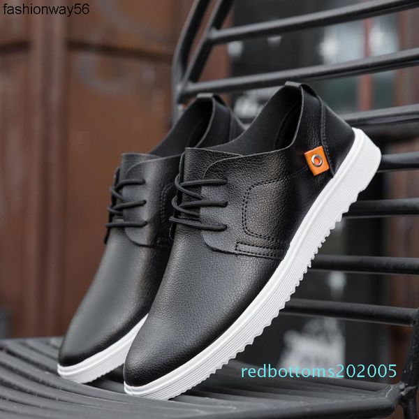 

2019 new british style men quality casual shoes lightweight paris design comfortable breathable flat shoes men u2-05 r05, Black