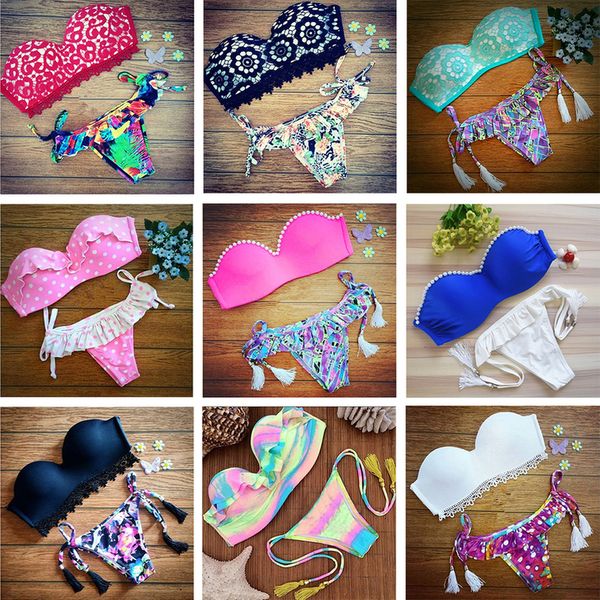 

push up bikini set swimsuit women 2020 new summer striped swimwear sports backless swimsuit bathing suits sale, White;black