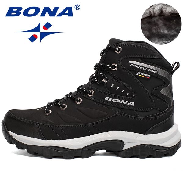 

bona new men hiking shoes winter outdoor walking jogging shoes mountain sport boots climbing outdoor hunting walking sneakers