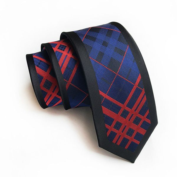 

simple novelty design silk mens ties 6 cm casual narrow tie flower geometric pattern jacquard wedding neckties slim tie, Black;gray