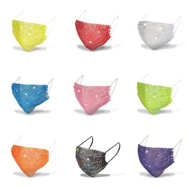 

1pcs fashion flashing half face mask party event masks light up dance cosplay waterproof led luminous#596