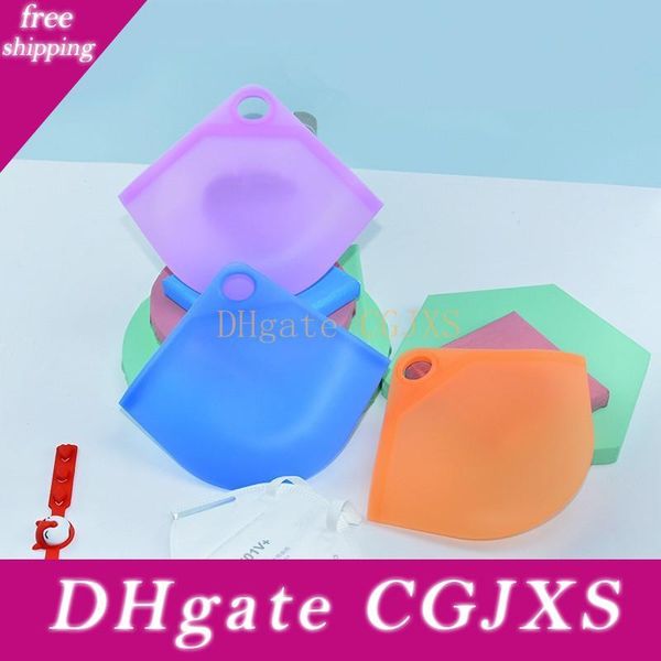 

портативные маски для лица силиконового организатора пыле и влагостойкого крышка держатель чехла для хранения изолят бактерии сумка lx2924