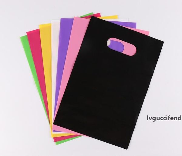 

pe gift packaging bag plastic festival party supplies mini jewelry bag with handles small gift bags