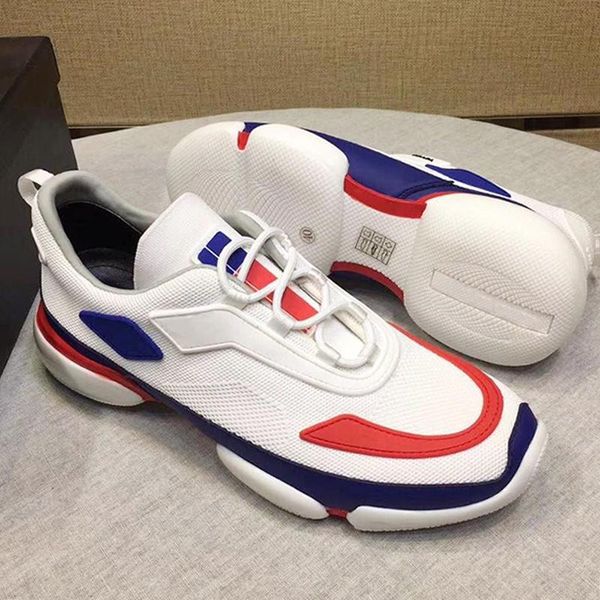 

knit fabric cloudbust sneakers mens shoes drop ship comfortable footwears plus size low men shoes zapatos de hombre, Black