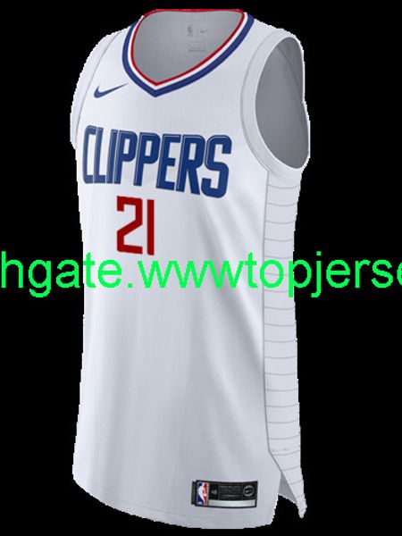 

patrick beverley white association jersey new nkvest stitched basketball jerseys, Gray