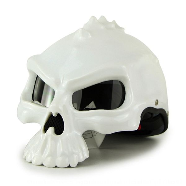 

personalized motorcycle fashion motorcycle skeleton elf half harley helmet summer helmet double-sided replaceable wear
