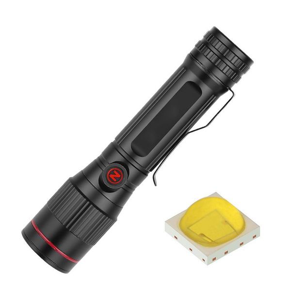 

flashlights torches led 3 modes adjustable usb rechargeable lamp for outdoor camping