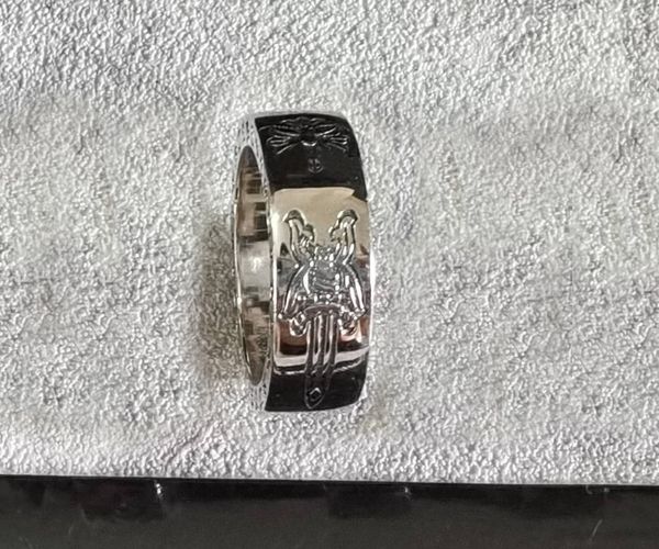 

fashion championship cross rings bague anillos for mens and women party vintage lovers gift hip hop jewelry, Silver