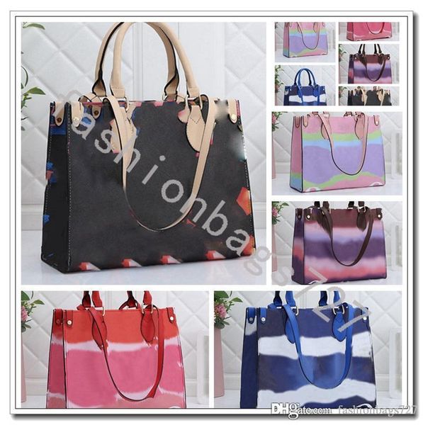 

luxury designer womens shoulder bags pink backpacks tie dye luxury tote for womens handbag purses designer pastel tote collection 191017