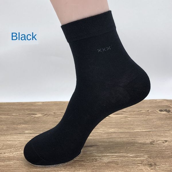 

2asfu весна и лето новый продукт bonas 100% хлопок не потеть абсорбент дезодоранта случайные мужские носки и носки середине баррель деловых, Black