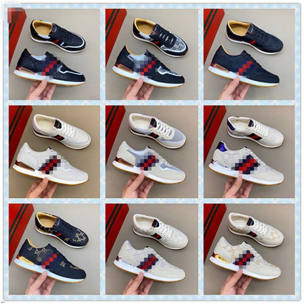 

2020new fashion rock runner camouflage leather sneakers shoes men,women rock studs outdoor casual camustars trainers sports shoes, Black