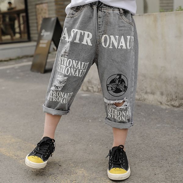 

2020 ankle-length crawler jeans children's 2020 ankle-length pants crawler jeans children's pants, Blue