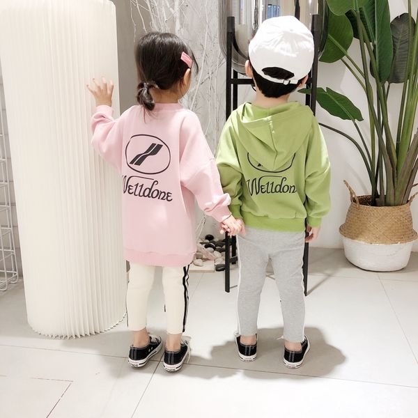 

chen ma home girl leisure tight pants coat kindergarten sweater suit coat leggings foreign style baby two-piece suit