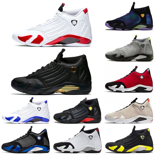 

2020 14 14s jumpman мужские кроссовки баскетбол обувь конфета gym red desert sand мужчины спорт кроссовки размер 40-47
